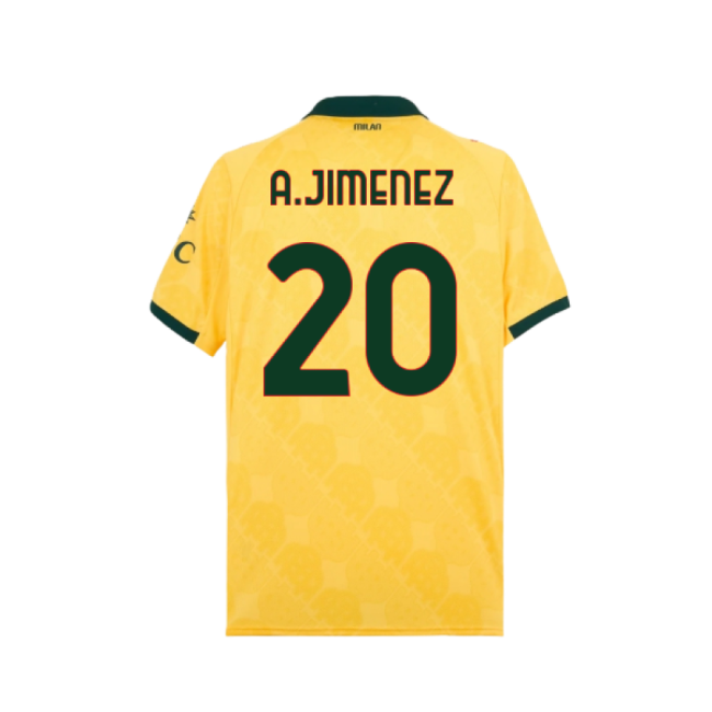 2025-2026 AC Milan Third Shirt (A.Jimenez 20)