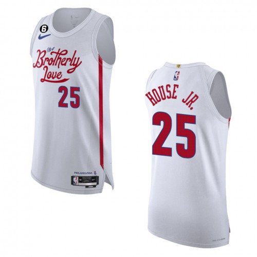 76ers White Philadelphia 76ers #25 Nike Jersey - Basketball Jersey