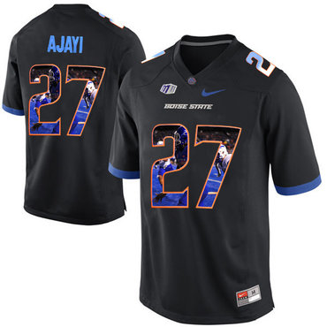 Men's None Jay Ajayi #27 official licensed Black 2024 premium Jersey