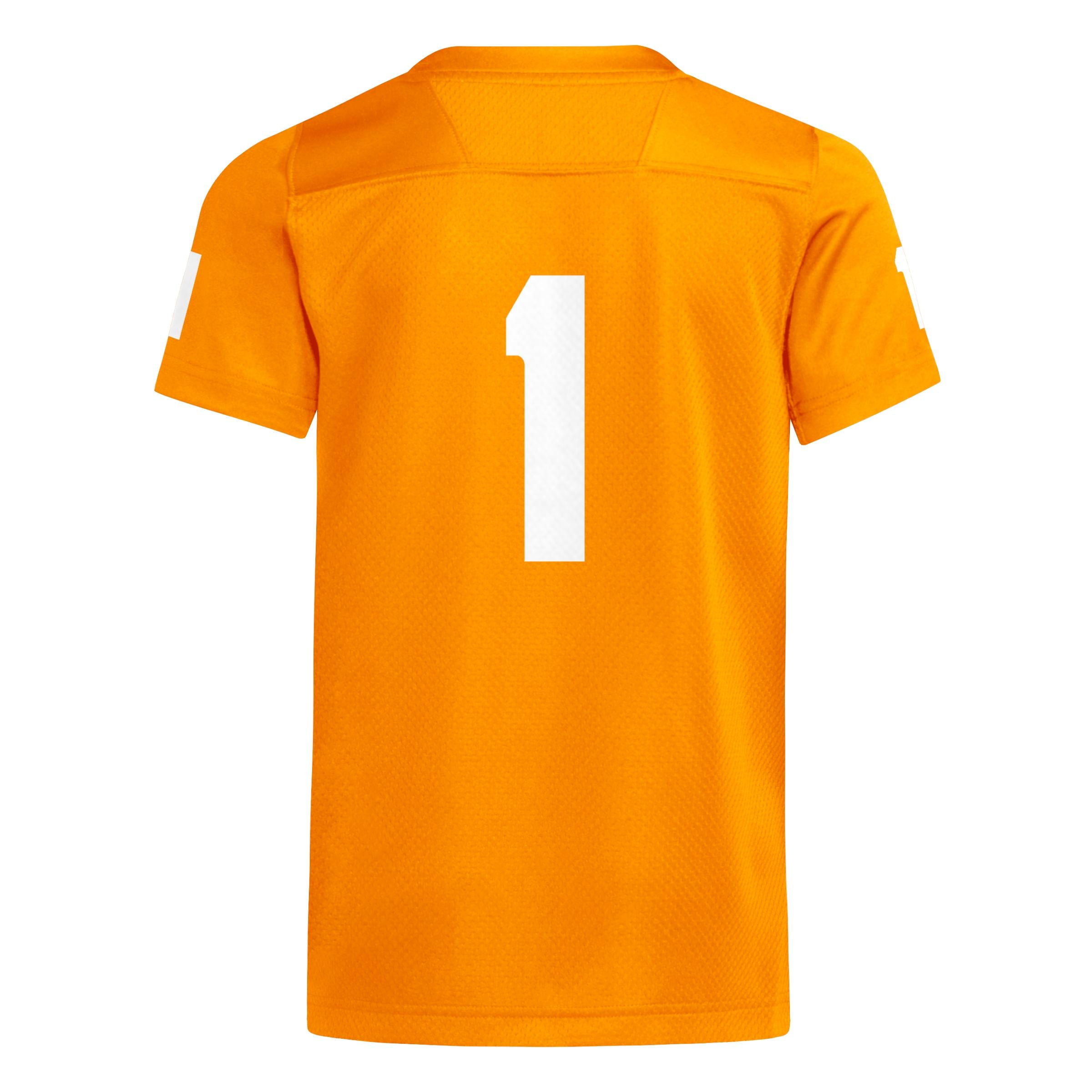 Youth #1 Tennessee Orange Tennessee Volunteers Football Jersey
