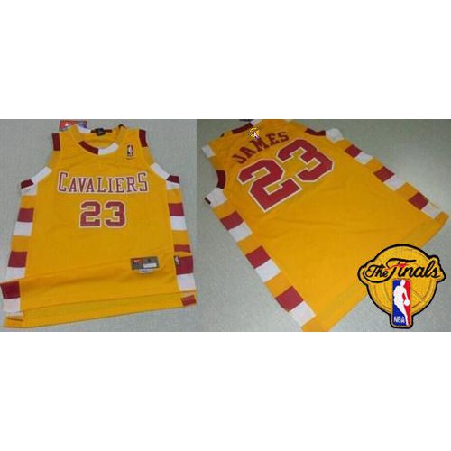 Gold LeBron James #23 Jersey - Mesh Fabric Quality Game Day Wear