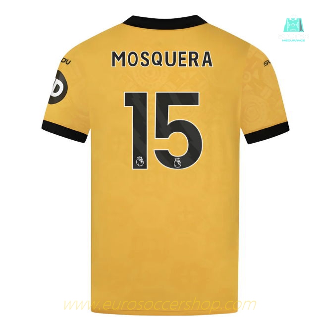 2025-2026 Wolves Home Shirt (Mosquera 15)