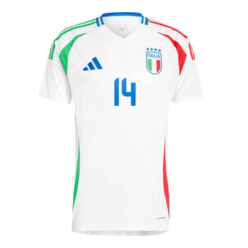UEFA Euro 2024 Italy Away Shirt CHIESA 14 - Official Replica 26648