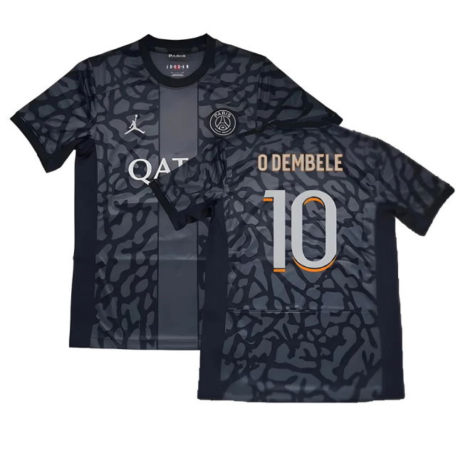 Professional 2023-2024 Psg Third With Retro Design - Machine Washable