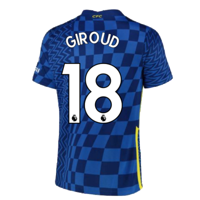 Official Chelsea Chelsea Home Shirt Giroud #18 Elite Performance N...