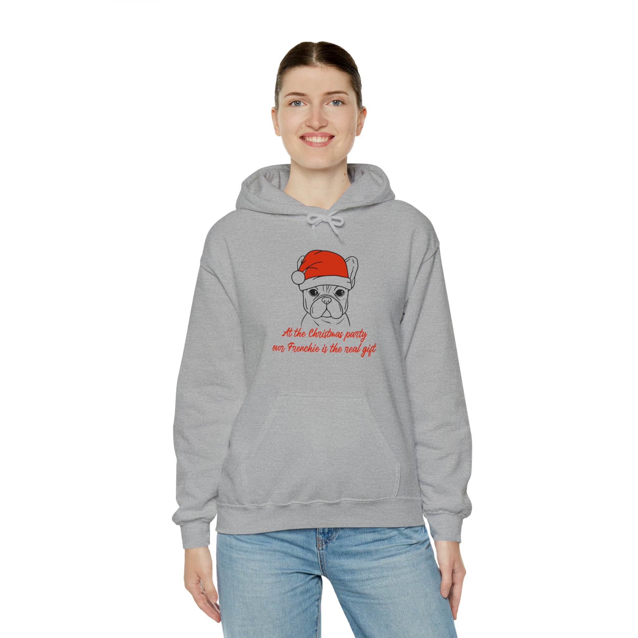 Trendy Fashion-Forward Christmas Party Unisex Hoodie for Pet Enthusiasts