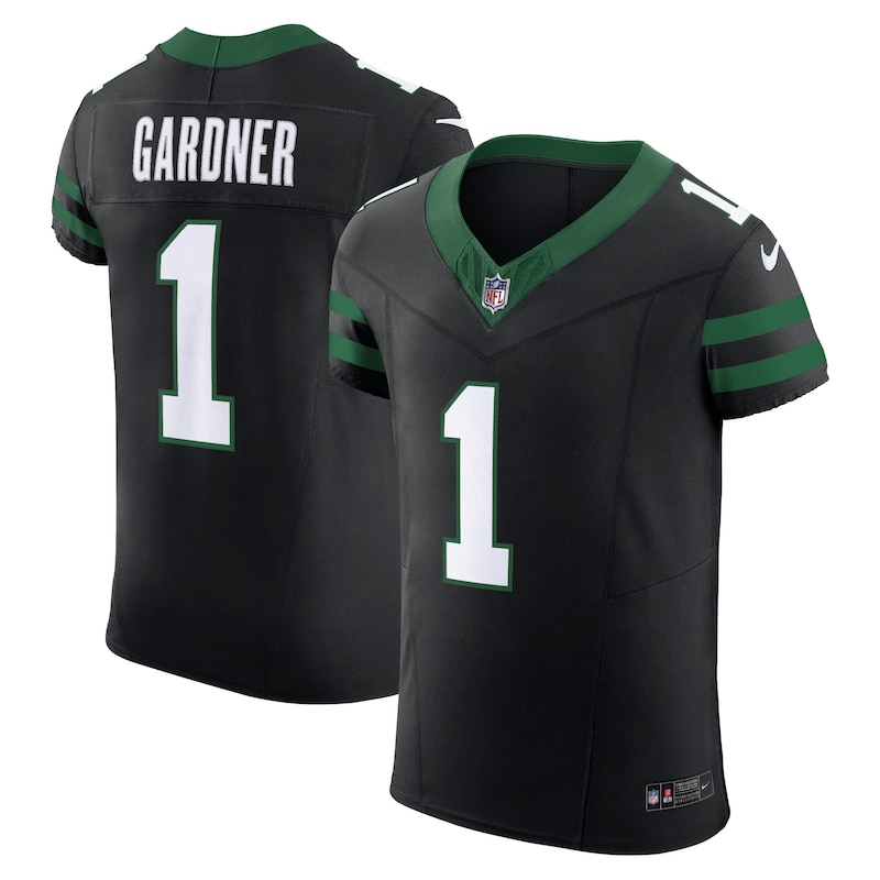 None Ahmad Sauce Gardner Team Captain NY Jets Top-Grade Jersey