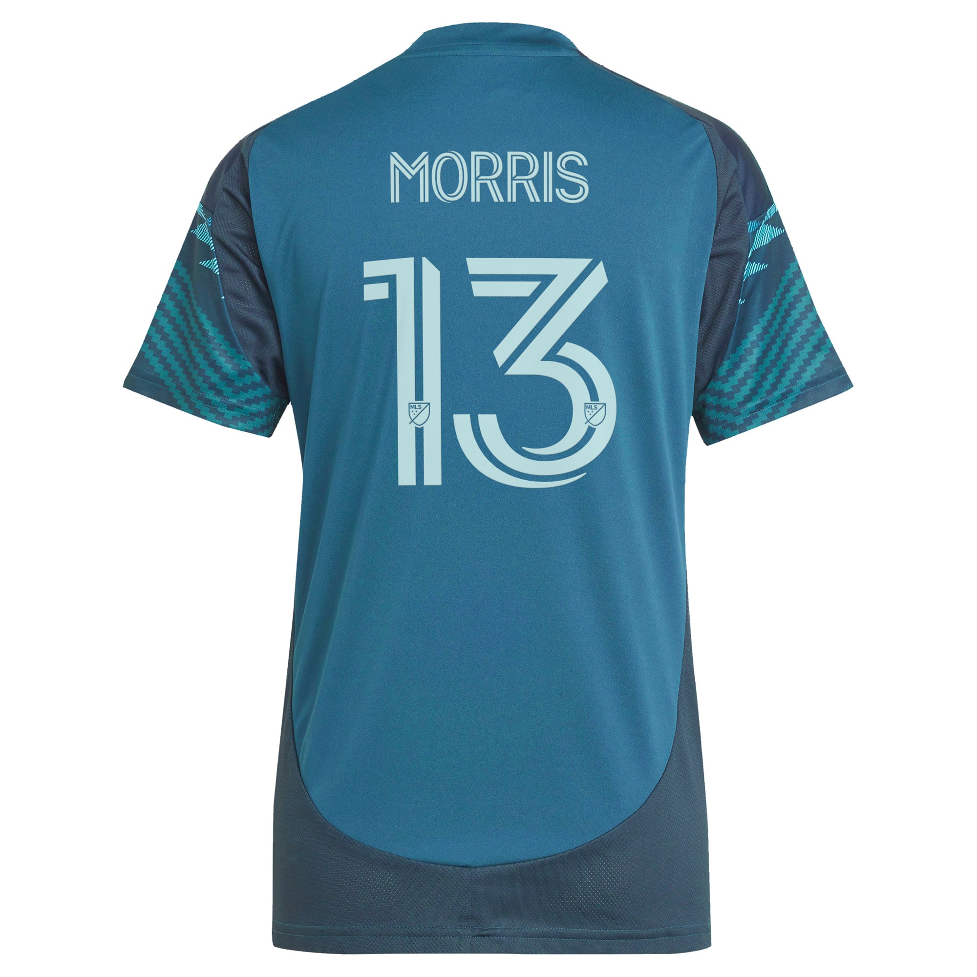 [SJH] Jordan Morris Seattle Sounders FC Women's 2025 The Salish Sea Kit Replica Player Jersey - Blue