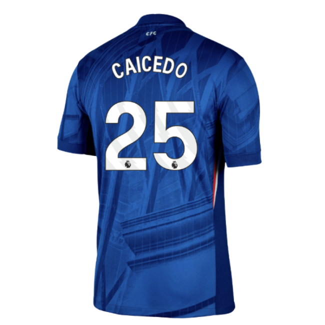 Loyal Chelsea Chelsea Home Shirt Caicedo #25 Match Quality Updated...