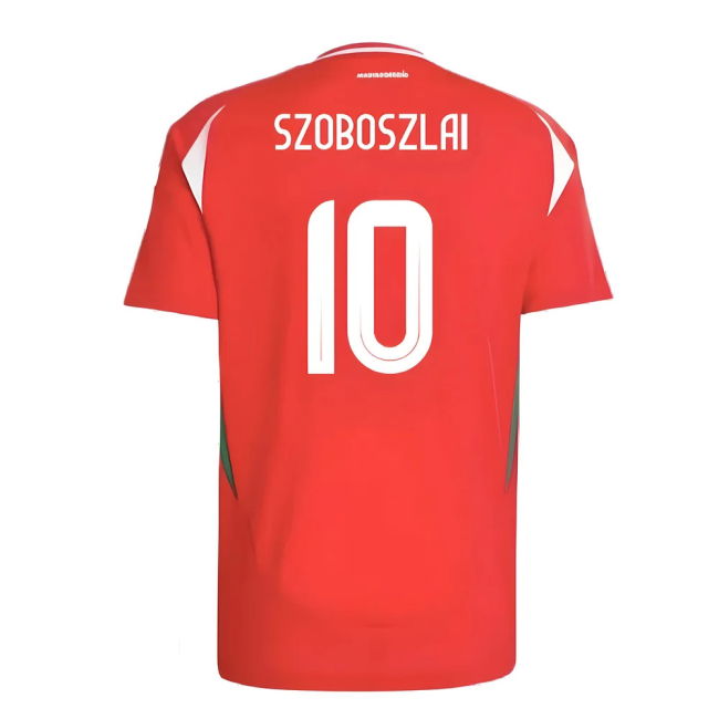 2024-2025 Hungary Home Shirt (Szoboszlai 10) Authentic Authentic
