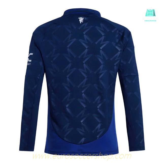 2024-2025 Man Utd Long Sleeve Away Shirt (Kids) (Beckham 7)