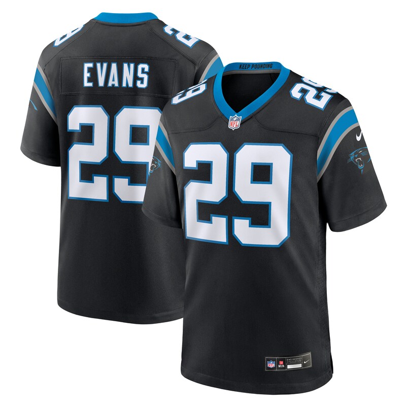 None Akayleb Evans CAR Panthers Professional Game Jersey Football Appa
