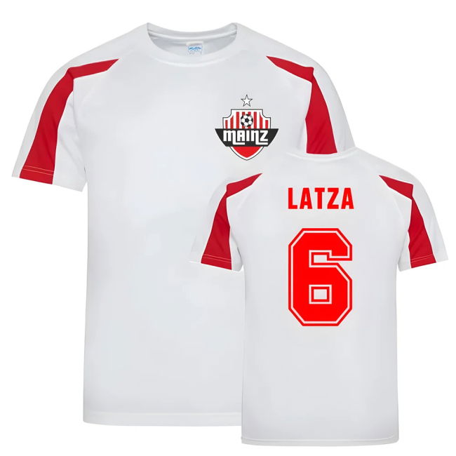 Mainz Sports Training Comfortable Jersey (White) Stretch Fabric
