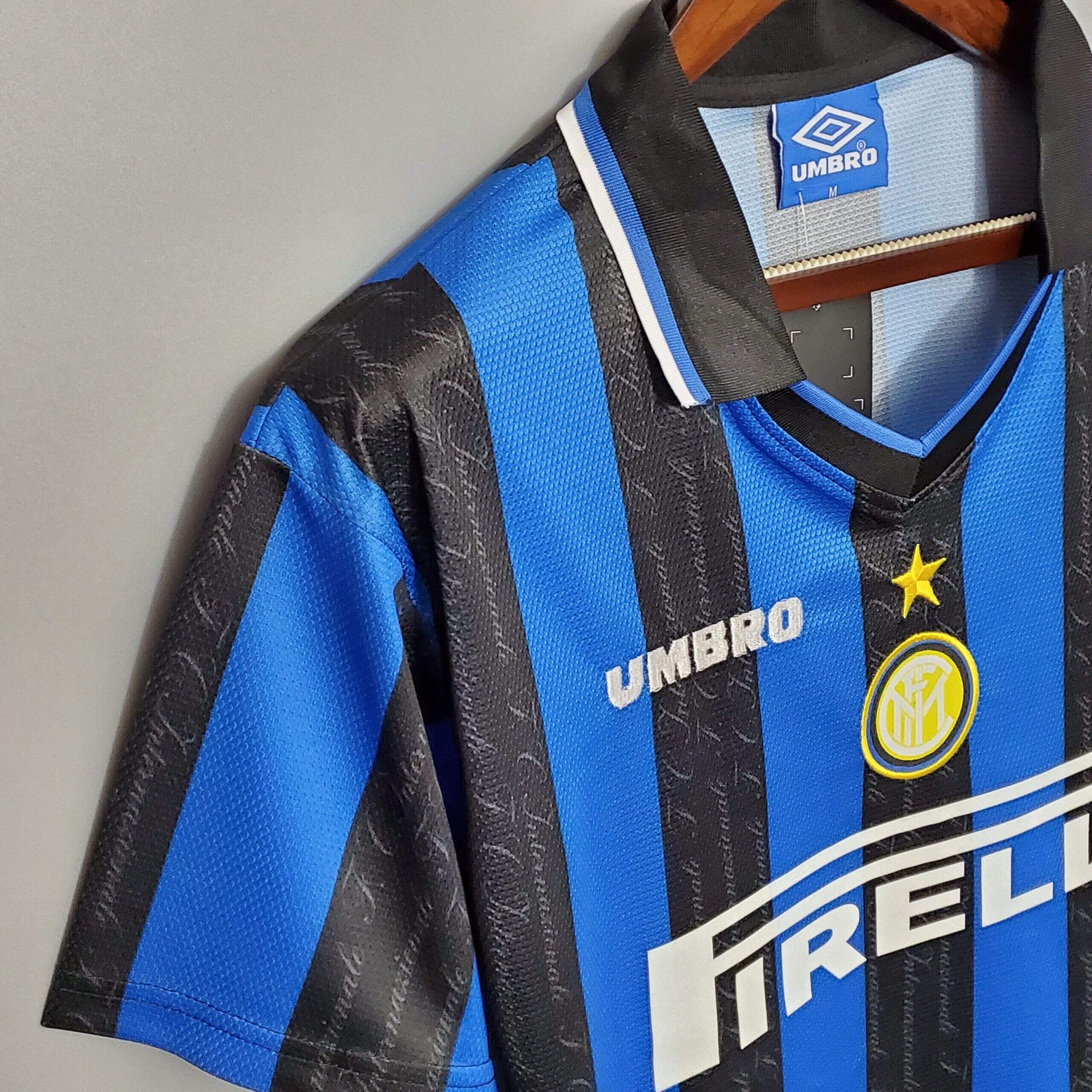 Cheap 1997-1998 Inter milan home retro kit