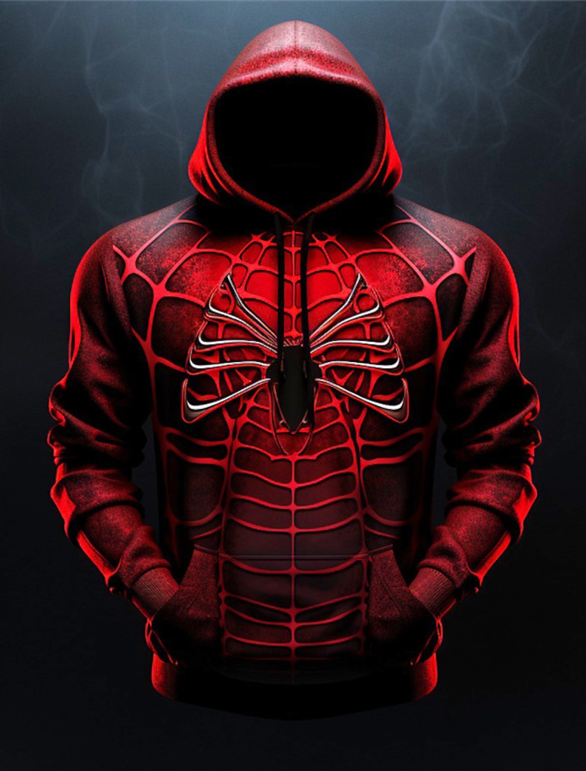Men's Graphic Spiders Spider web Hoodie Hoodies Sweatshirt Fashion