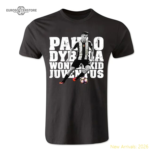 First-class Paulo Dybala Bianconeri Wonderkid Tee (black)