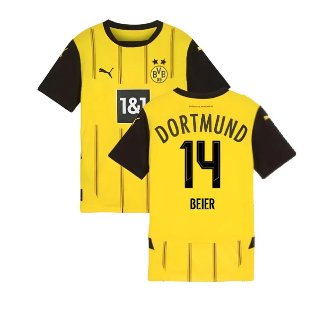 Official 2024-2025 Borussia Dortmund Home With Retro Design