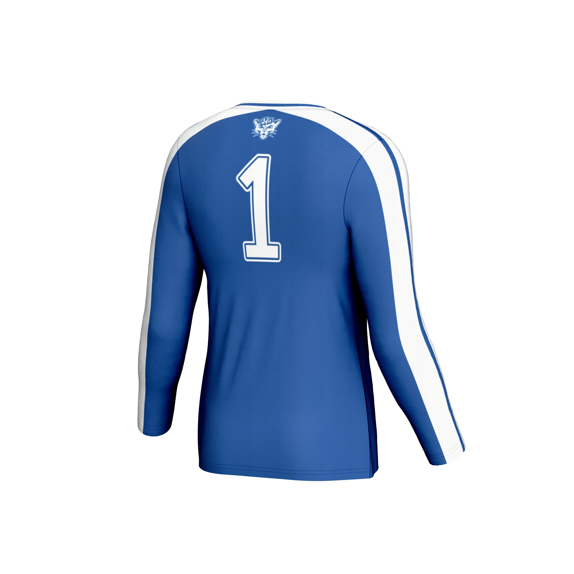[NJP] BYU Cougars GameDay Greats Unisex #1 Lightweight Volleyball Fashion Jersey - Royal