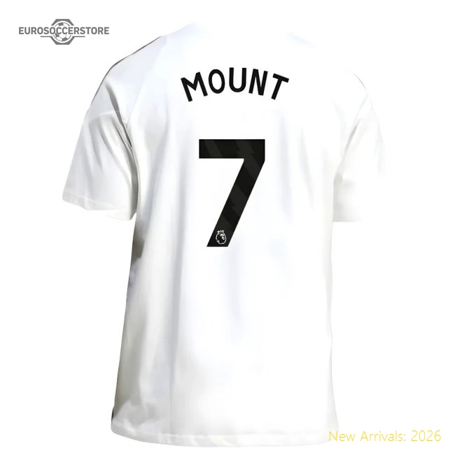 2025-2026 Man Utd Training Tee (white) (mount 7) - Official Edition
