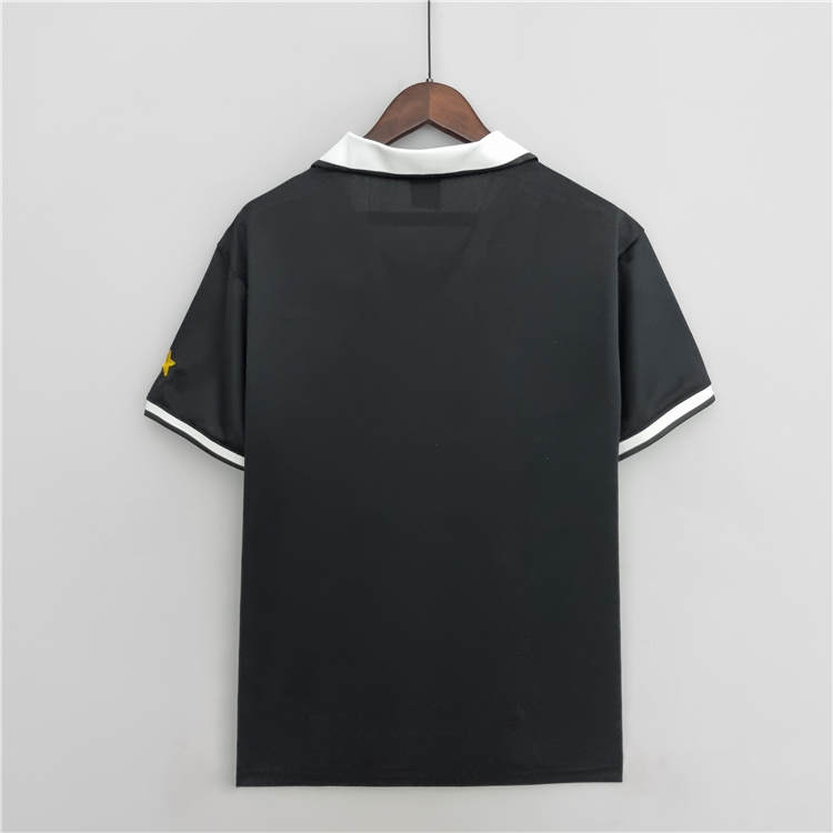 Colo-Colo Retro Soccer Jersey 9697 Black Away Football Shirt -