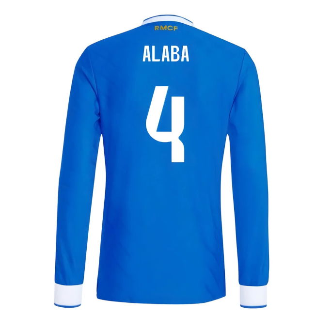 Camiseta Real Madrid Hombres Tercer 2025-2026 - Alta Calidad - Alaba 4