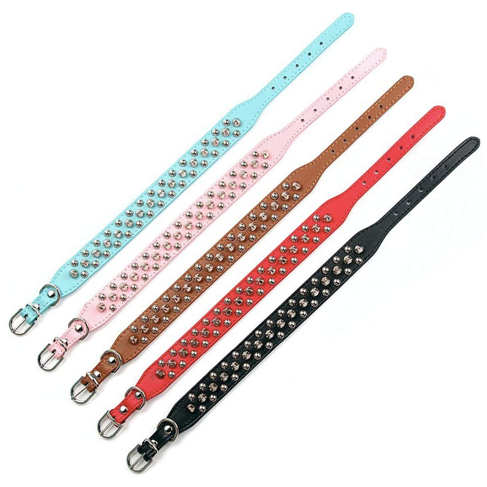 Adjustable Leather Frenchie Collar Neck Strap
