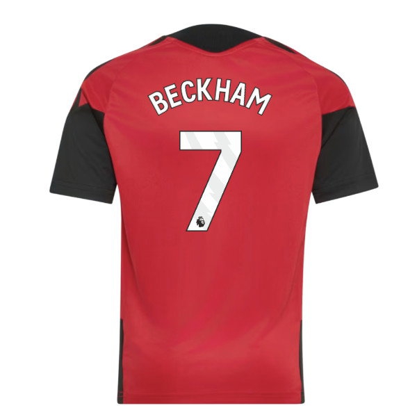 [DDJ] 2026-2027 Man Utd Training Jersey (Red) - Kids (Beckham 7)
