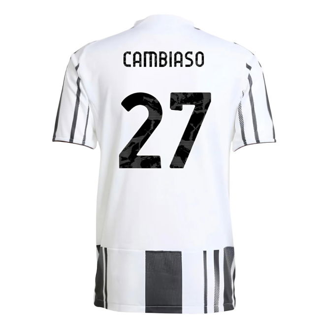 2025-2026 Juve Home Vintage Shirt (Cambiaso 27) Stretch Fabric