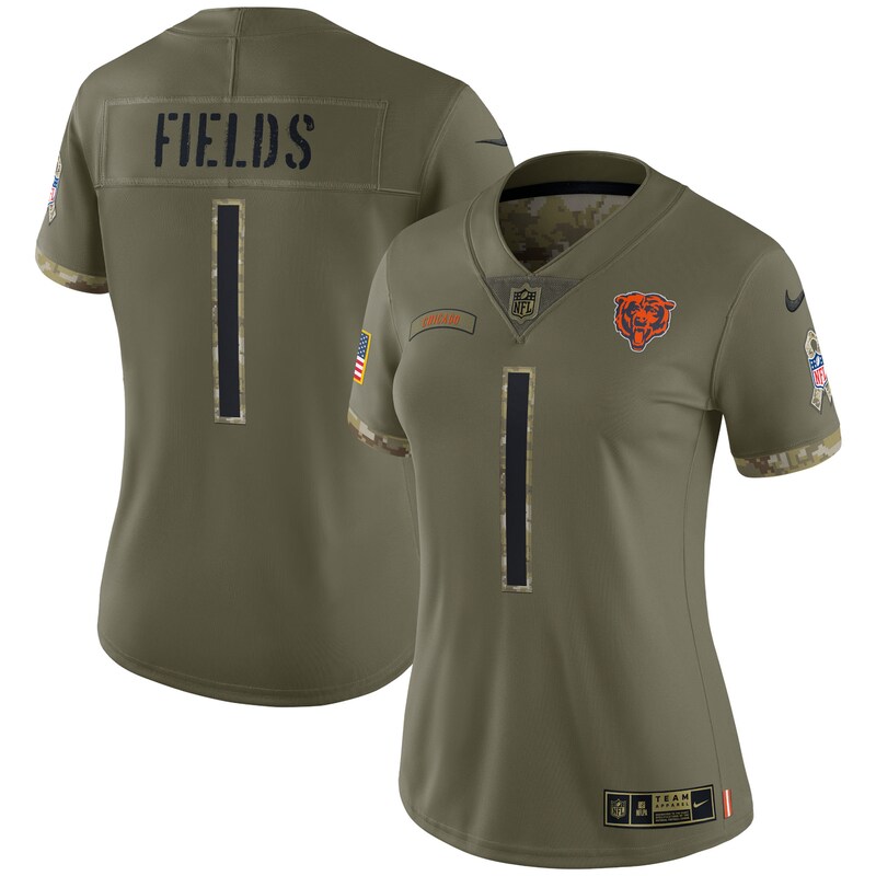 None Justin Fields Chicago Bears Great Value Authentic Jersey