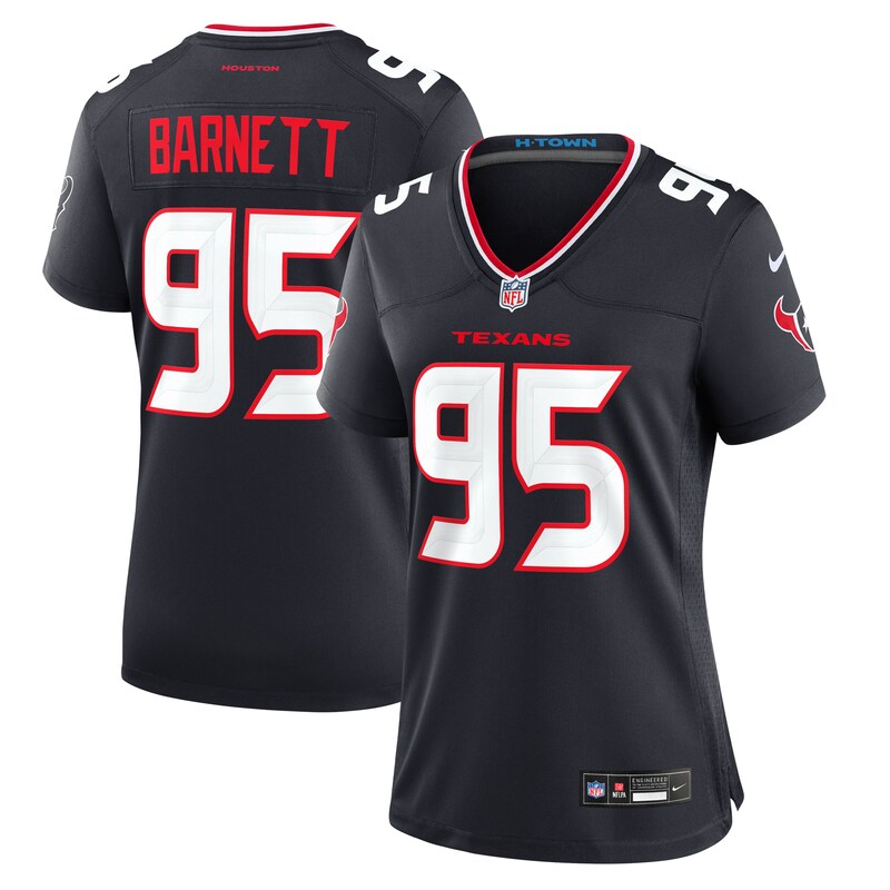 None Derek Barnett HOU Texans Iconic Genuine Jersey Football Apparel