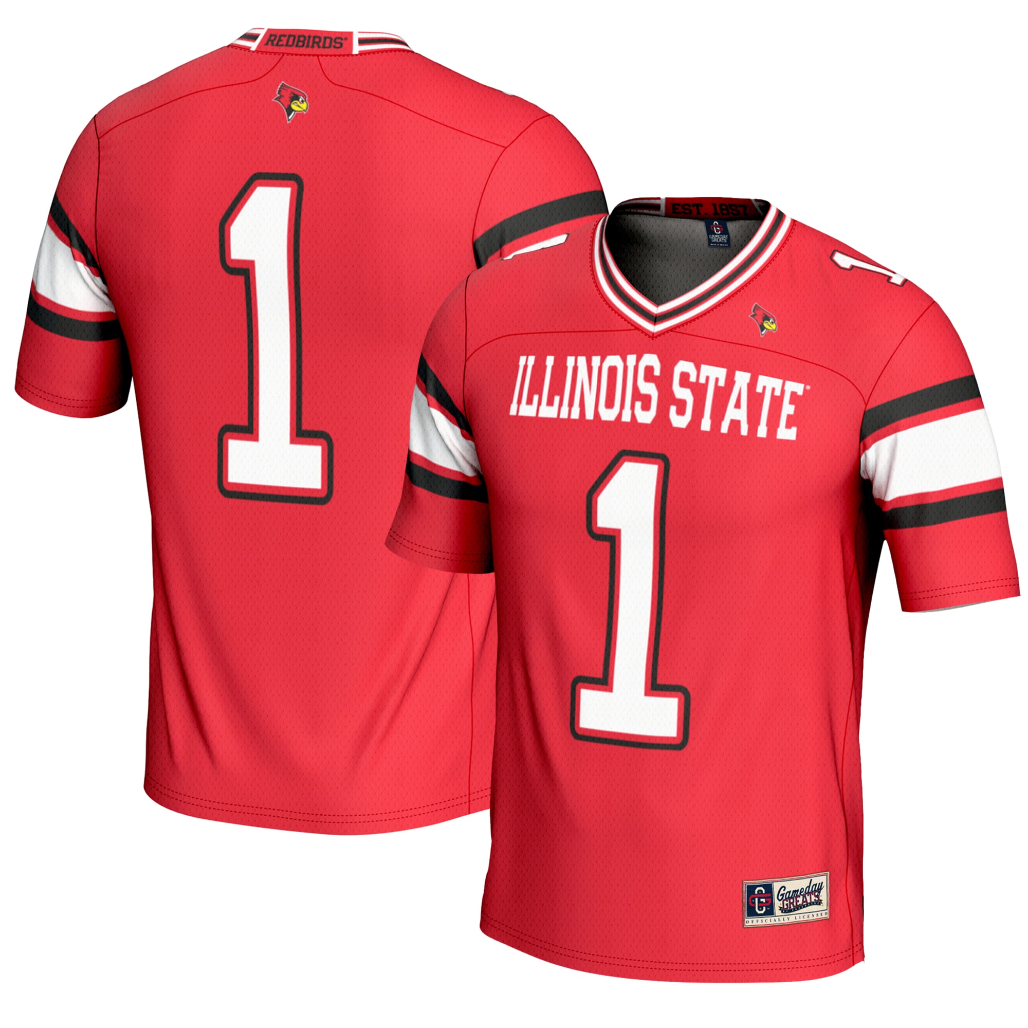 #1 Illinois State Redbirds GameDay Greats Youth Endzone 2026 Season Football Jersey - Red