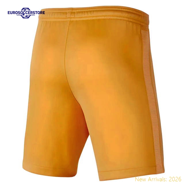 Liverpool 2021-2022 Home Goalkeeper Shorts (Gold) - Kids