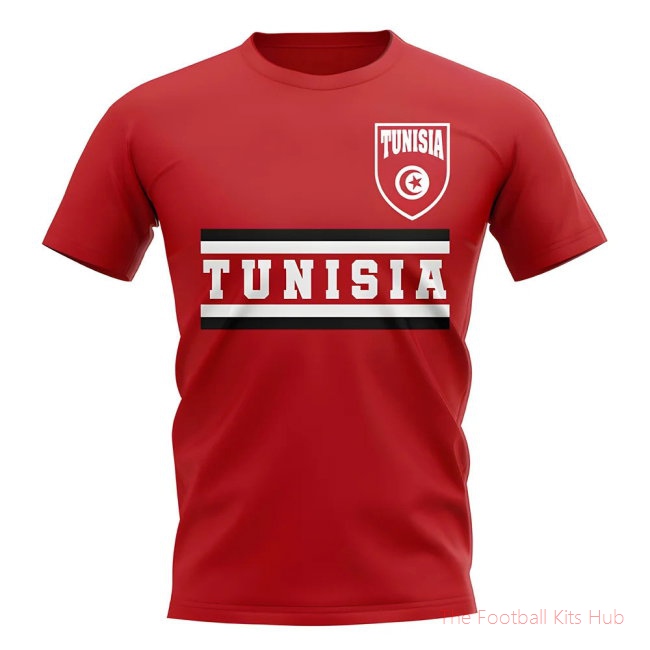 Tunisia Core Football Country T-Shirt (Red)
