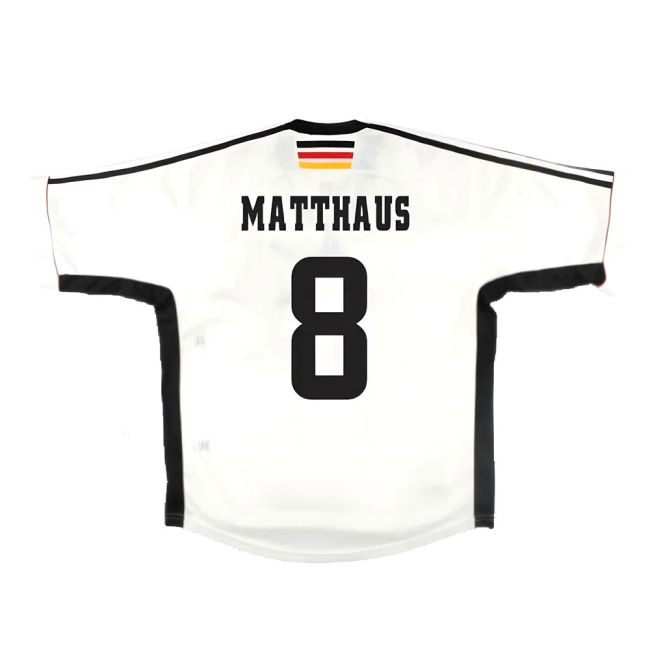Germany 1998-00 Home Shirt ((Very Good) L) (Matthaus 8)