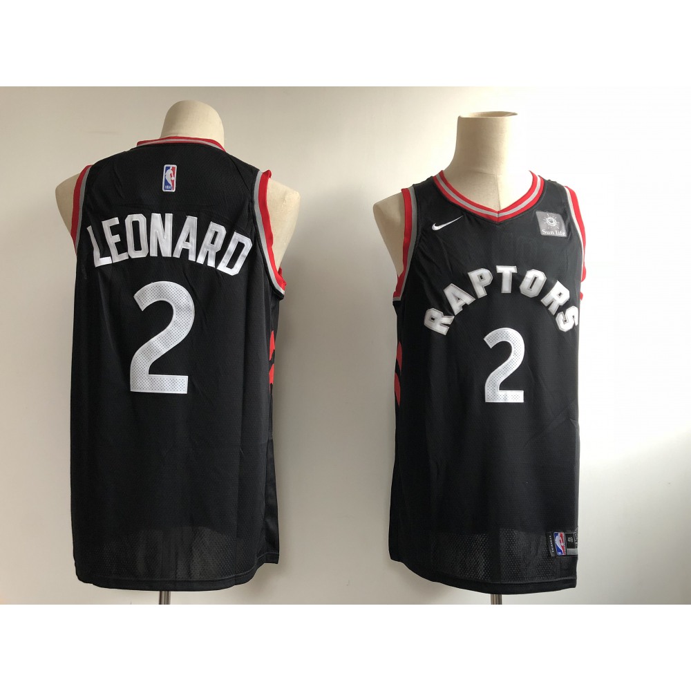 Collector's Item Men's Raptors #2 Kawhi Black Basketball Jersey