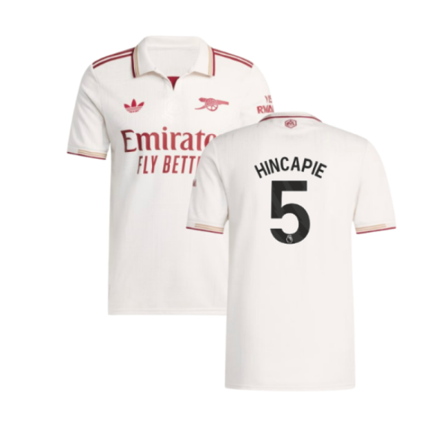 Arsenal 2025-20 Third Football Kit Hincapie 5 L S