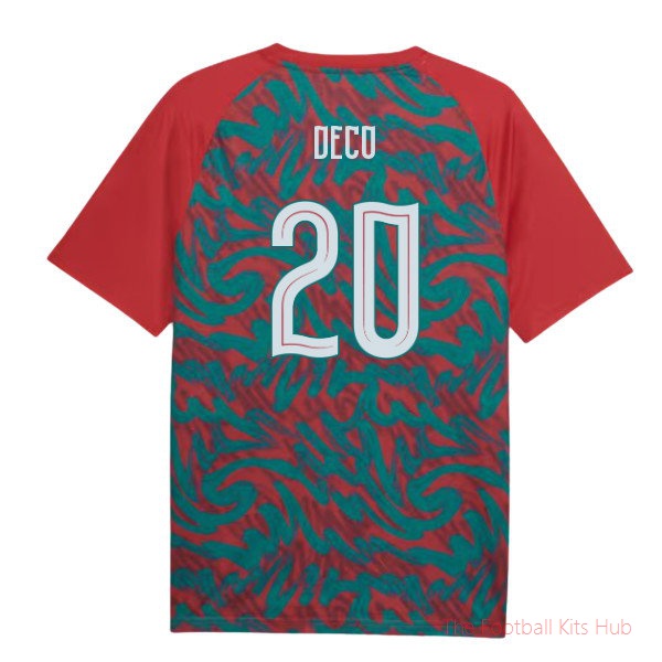 2026-2027 Portugal Warm Up Jersey (Red) (Deco 20)