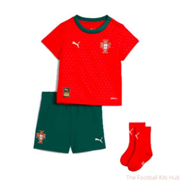 Portugal National Team 2025 2026 Home Baby Kit (Your Name)