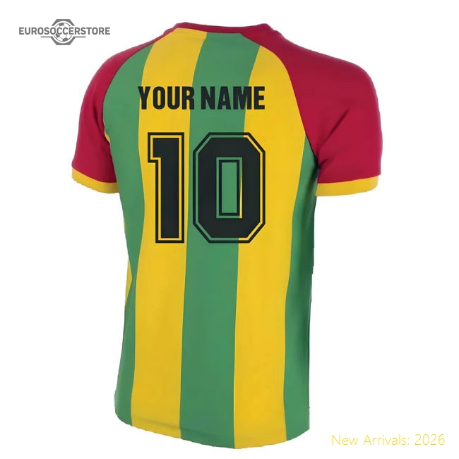 Top-grade Black Stars 1980s Retro Shirt (your Name) - Supporter Edition