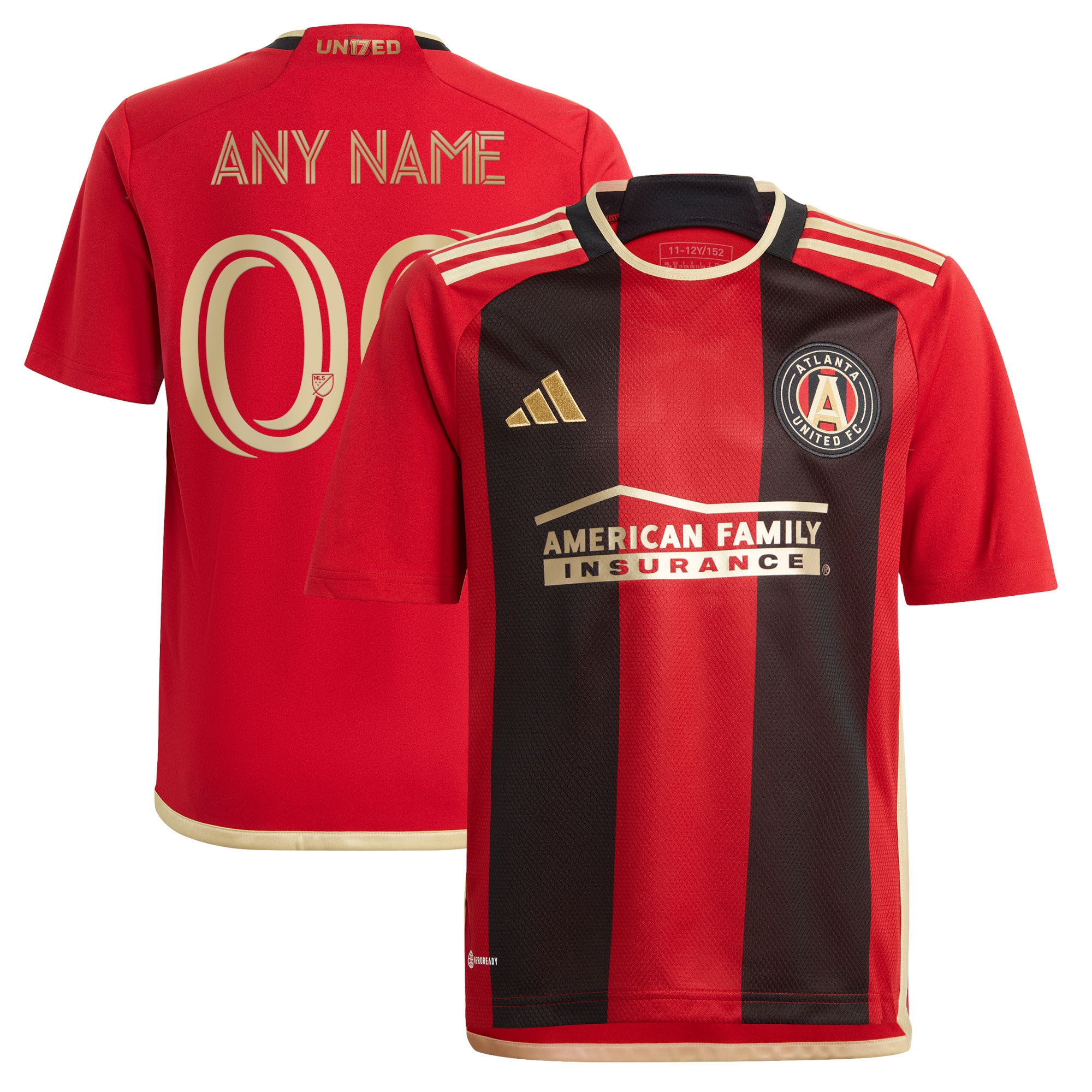 Atlanta United Youth 2023 Authentic Replica Jersey - Match-Worn