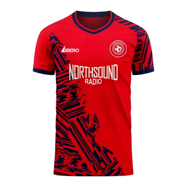 Premium The Dons Main Shirt Aberdeen 202 #5 New Season Affordab (v10)