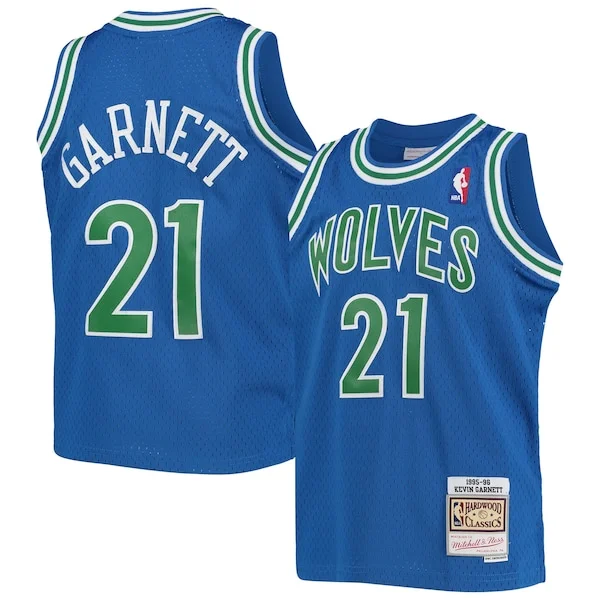 Kevin Garnett MIN Swingman Jersey - fashionable Basketball - Blue #2