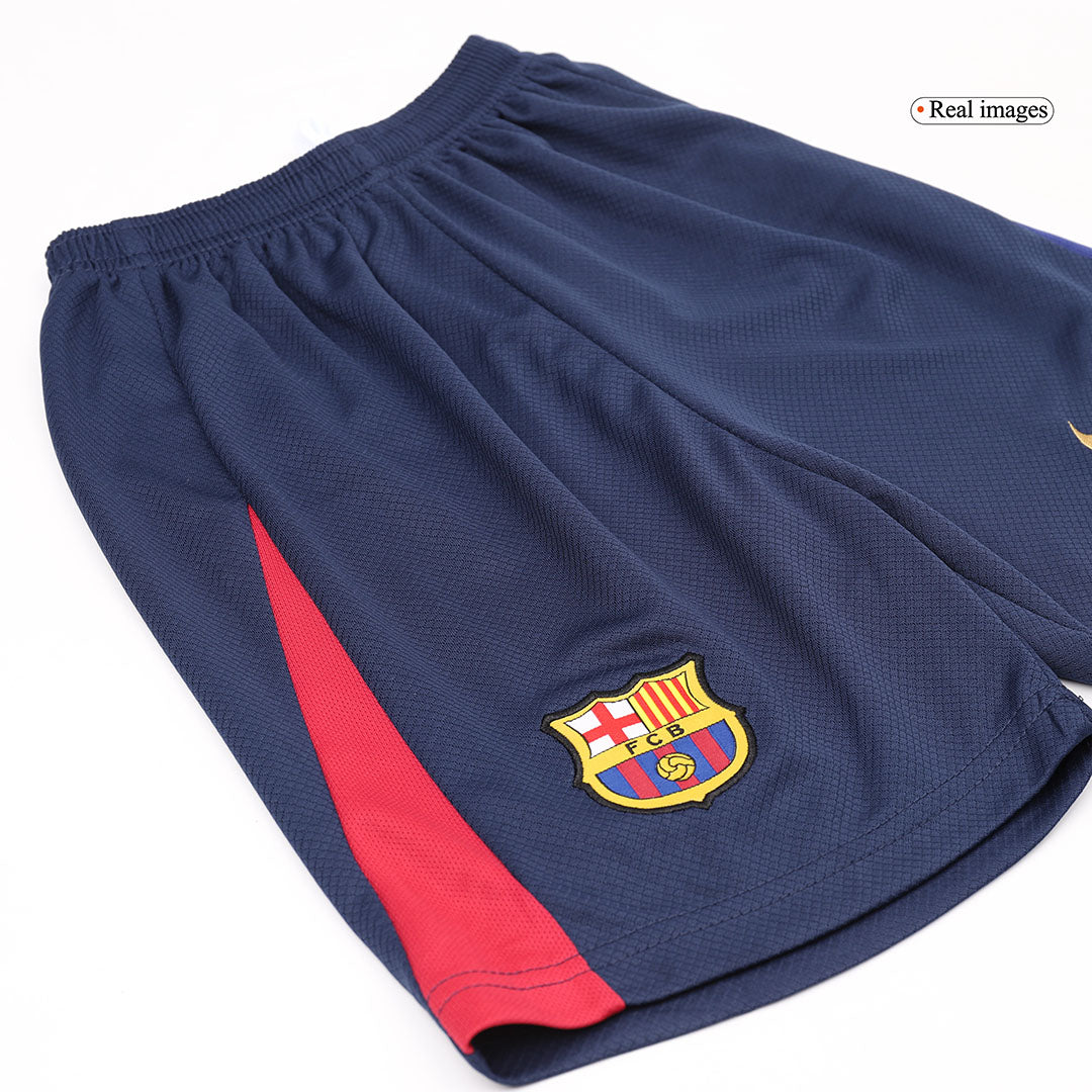 Kid's Barcelona Home Soccer Jersey Kit(Jersey+Shorts+Socks) 2024/25Aut