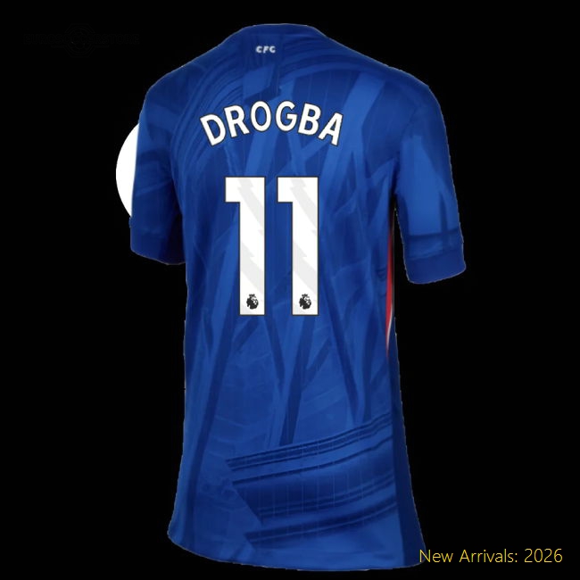 2025-2026 Chelsea Kids Comfortable Drogba Jersey Dri-fit