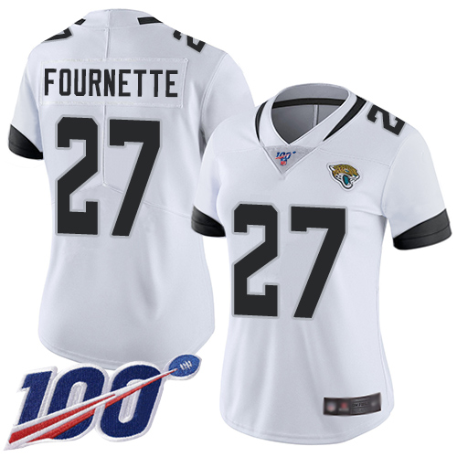 Official NFL J J Jaguars #27 Leonard Fournette White Limited Jersey