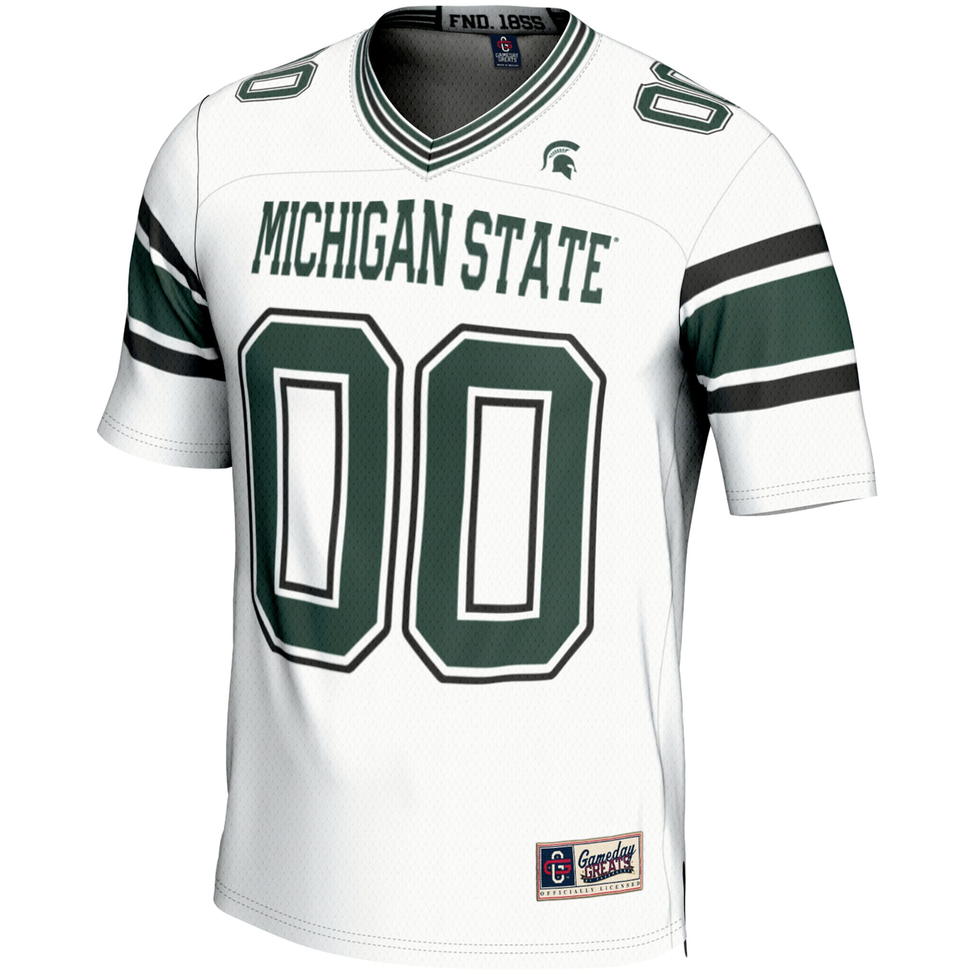 [DDG] Michigan State Spartans GameDay Greats NIL Pick-A-Player Football Jersey - White