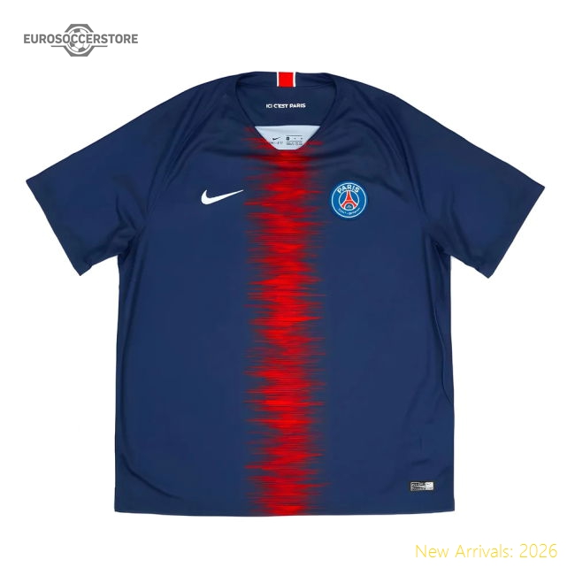 Premium Psg Home Jersey Breathable Flexible Lightweight