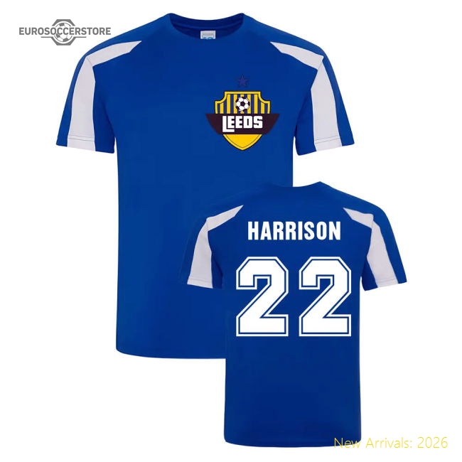 Jack Harrison Leeds Sports Training Jersey Blue In Multiple Youth Sizes