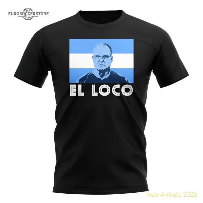 Marcelo Bielsa El Loco T-shirt (black) - Match Quality - Premium Collection