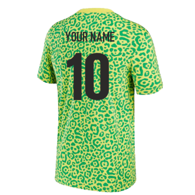 Match Worn Style Brazil Home Professional Jersey 2022-2023